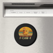 F-Caw-F Chicken Essential Retro Classic Magneet (Insitu (Vaatwasser))