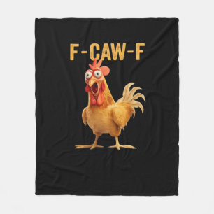 F-Caw-F-Chicken Essentiële Creatieve Casual Fleece Deken