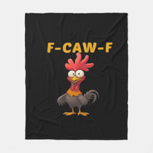 F-Caw-F-Chicken Essentiële Klassieke Esthetische U Fleece Deken