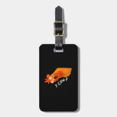 F-Caw-F Chicken Retro Classic Bagagelabel (Voorkant verticaal)