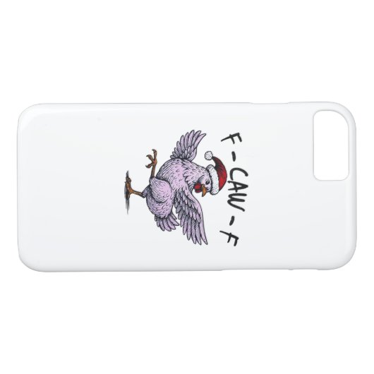 F-Caw-F Chicken Retro Classic Case-Mate iPhone Case (Achterkant (Horizontaal))