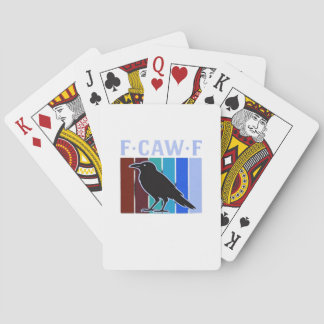 F-Caw-F Classic Creative Graphic Pokerkaarten