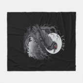 F-Caw-F Classic Minimal Clean Fleece Deken (Voorkant (Horizontaal))