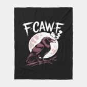 F-Caw-F Classic Minimal Clean Fleece Deken (Voorkant)