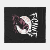 F-Caw-F Classic Minimal Clean Fleece Deken (Voorkant (Horizontaal))
