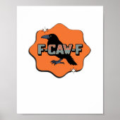 F Caw F Classic Trendy Casual Style Poster (Voorkant)
