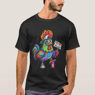 F-CAW-F Cluck Yeah Funky Haan Graffiti Kip T-shirt