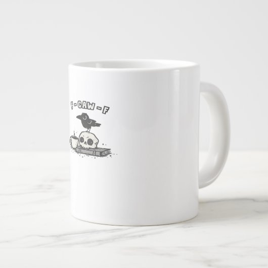 F Caw F Cool Unique Look Extra Grote Beker (Voorkant rechts)