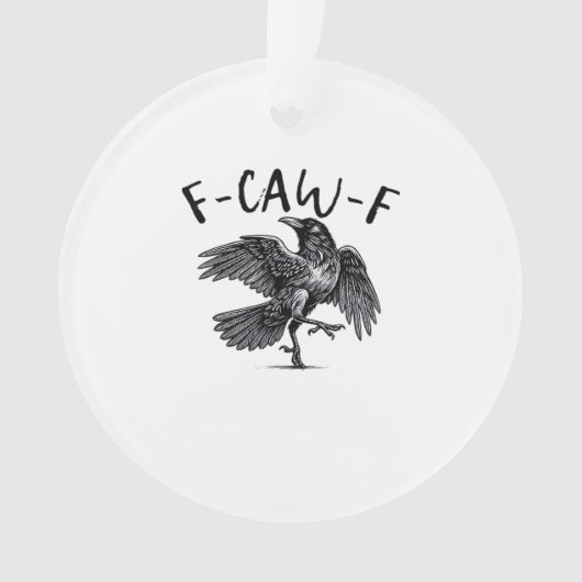 F Caw F Corbeau Style Rétro Classique (devant)