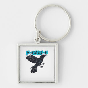 F Caw F creatieve casual stijl Sleutelhanger