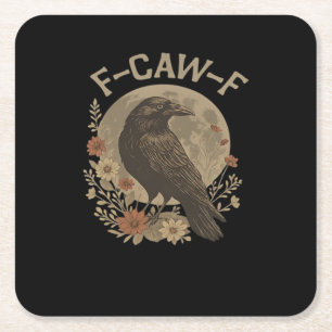 F-Caw-F Creatieve Stijl Vierkante Kartonnen Onderzetter