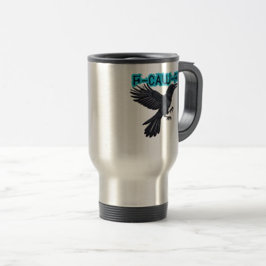 F Caw F Creative Casual Style Reisbeker (Voorkant rechts)