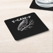 F-Caw-F Creative Style Vierkante Kartonnen Onderzetter (Schuin)