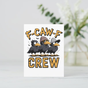 F-CAW-F Crew Grappige bijpassende neven outfit Feestdagenkaart