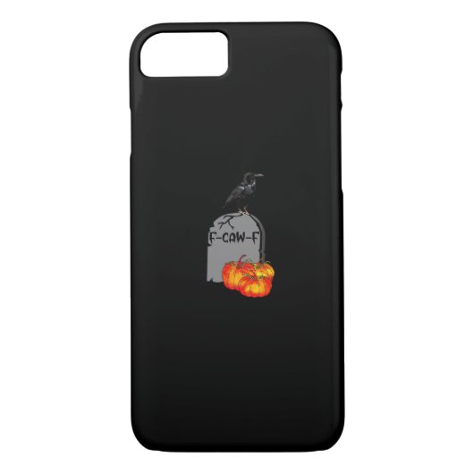 F-Caw-F Crow Classic Retro Cool Case-Mate iPhone Case (Achterkant)
