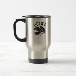 F Caw F Crow Creatieve Zondagse Kleren Reisbeker