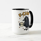 F-CAW-F Crow Mug | Funny F Caw F Coffee Mug  Mok (Voorkant rechts)