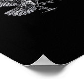 F-Caw-F Crow Retro Classic Poster (Hoek)