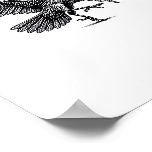 F Caw F Essential Classic Aesthetic Poster (Hoek)