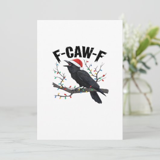 F Caw F Essential Creative Casual Style Feestdagenkaart (Staand voorkant)