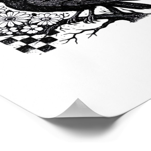 F Caw F Essential Funny Trendy Style Poster (Hoek)