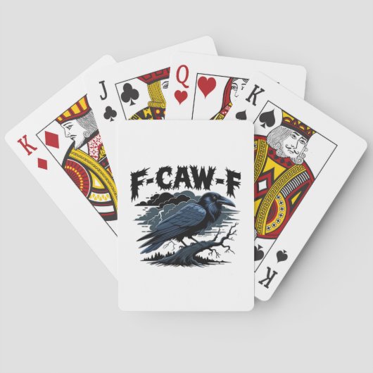 F-Caw-F Essential Retro Classic Pokerkaarten (Achterkant)