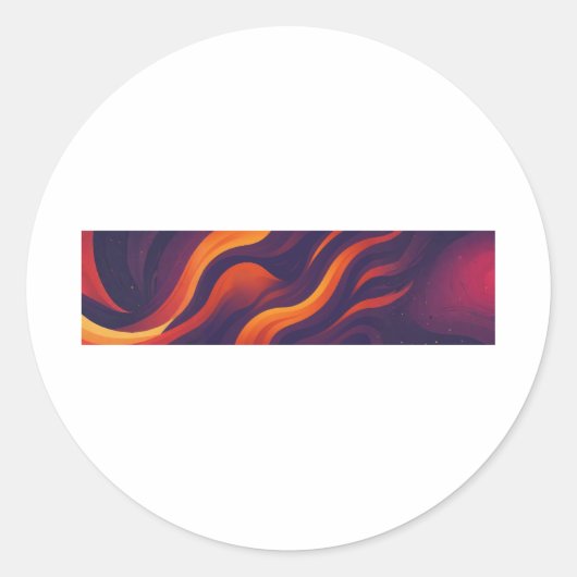 F-Caw-F Essential Retro Classic Ronde Sticker (Voorkant)