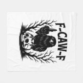 F Caw F Essentiële Coole Unieke Stijl Fleece Deken (Voorkant (Horizontaal))