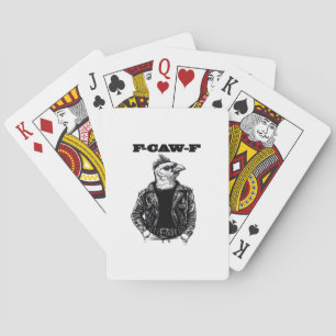 F Caw F Essentiële Esthetische Ontwerp Pokerkaarten