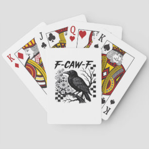 F Caw F Essentiële Grappige Modieuze Stijl Pokerkaarten