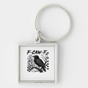 F Caw F Essentiële Grappige Modieuze Stijl Sleutelhanger