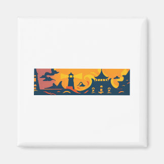 F-Caw-F Essentiële Retro Klassieker Magneet