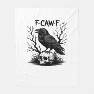 F Caw F Essentiële Vintage Coole Look Fleece Deken