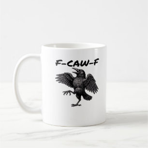 F Caw F Essentiële Vintage Grafische Look Koffiemok
