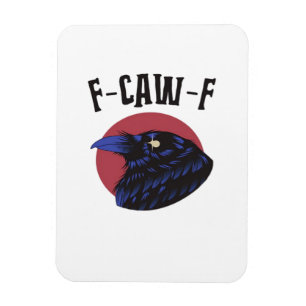 F Caw F Essentiële Vintage Grafische Look Magneet