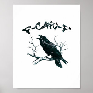 F-Caw-F esthetisch ontwerp Poster