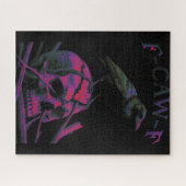F-CAW-F Funny Black Crow Bird Legpuzzel (Horizontaal)