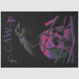 F-CAW-F Funny Black Crow Bird Tissuepapier