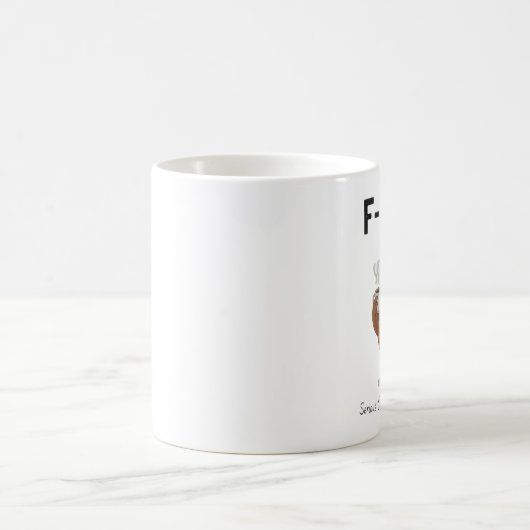 F-Caw-F Funny Chicken Coffee Mug | Hilarious Roost Koffiemok (Center)