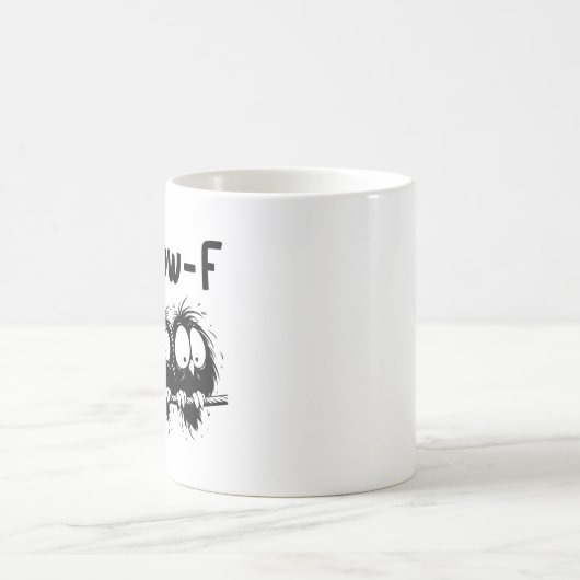"F-Caw-F" Funny Startled Birds Mug Koffiemok (Center)