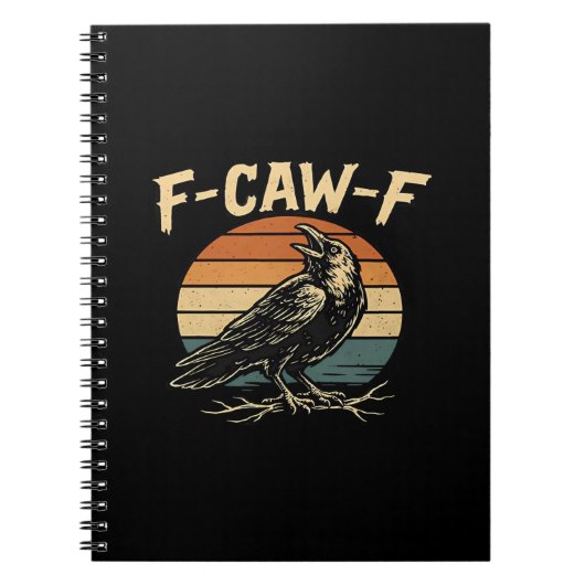 F-Caw-F Funny Trendy Notitieboek (Voorkant)