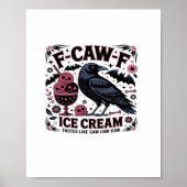 F Caw F Funny Trendy Poster (Voorkant)