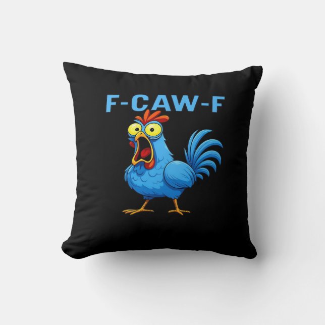F-Caw-F Grafische Versnellingsbak Creatief Ontwerp Kussen (Voorkant)