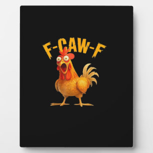 F-Caw-F Grappig Uniek Fotoplaat