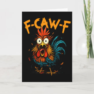 F-caw-f Grappige Cadeau-idee Voor Werk F Caw F Gra Kaart