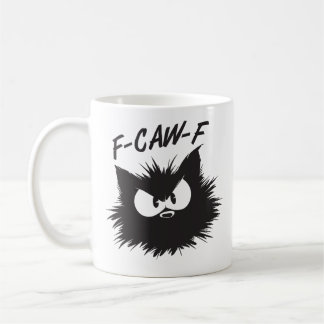"F-CAW-F" Grappige Chagrijnige Kat Mok