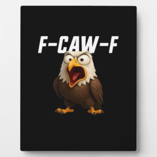 F-Caw-F Grappige F-Caw-F Uitrusting Fotoplaat