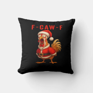 F-Caw-F Grappige Kerstkip Essentieel Kussen