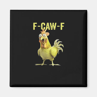 F Caw F Grappige Kip Humor Citaat Vintage Stijl Magneet