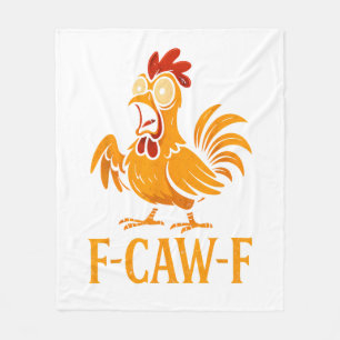 F-Caw-F Grappige Kip Humor Kip Meme Kip L Fleece Deken